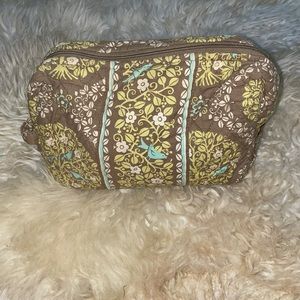 Vera Bradley large makeup bag